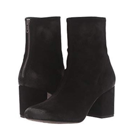 Free People Cecile Ankle Black Suede Boot - Picture 2 of 6